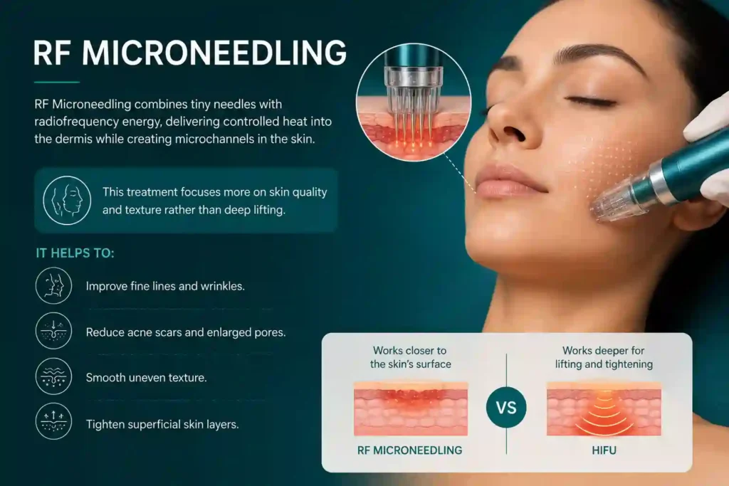 What Does RF Microneedling Do That HIFU Alone Cannot Camden