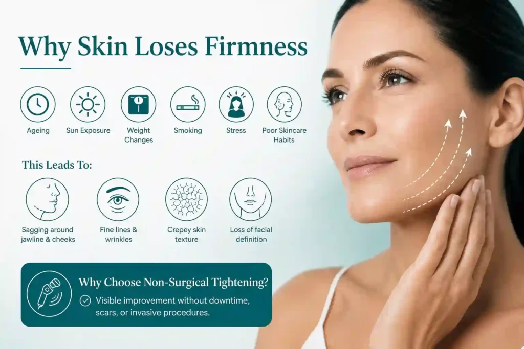 What Makes Skin Lose Firmness and Why Do People Seek Non-Surgical Tightening Camden?